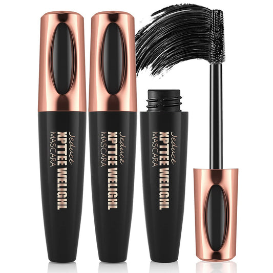 1/2 Pack Black 4D Silk Fiber Eyelash Mascara Extension Makeup - Aura Glow